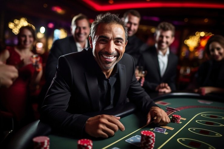 Tampilan roulette live di platform domino4